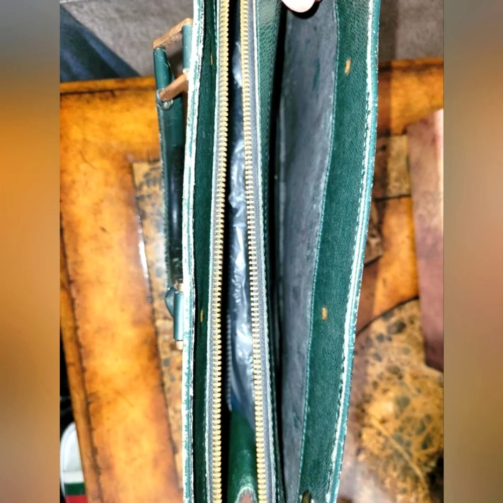 Project Vintage LV Green briefcase - Picture 3 of 9